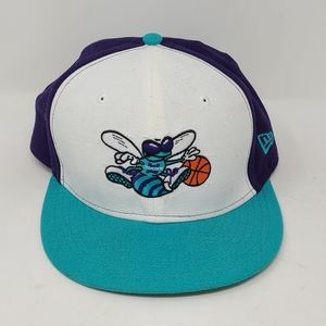 Vtg Rare Charlotte Hornets Wool Snapback Hat NBA